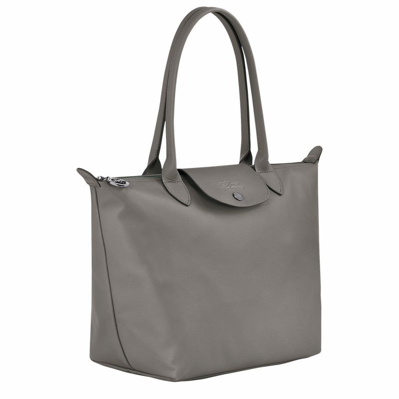 Sacs Fourre Tout Longchamp Le Pliage Xtra M Femme Grise Soldes | L2605987P55