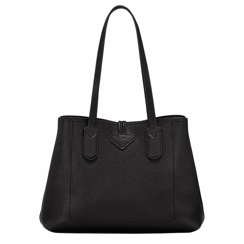 Sacs Fourre Tout Longchamp Le Roseau Essential M Femme Noir Soldes | 10183968001