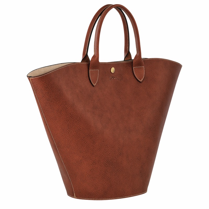 Sacs Fourre Tout Longchamp ÉPURE XL Femme Marron Soldes | 10260HYZ035