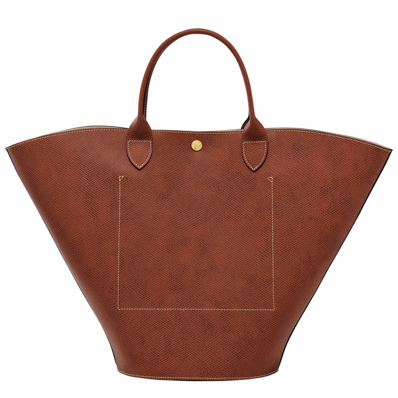 Sacs Fourre Tout Longchamp ÉPURE XL Femme Marron Soldes | 10260HYZ035