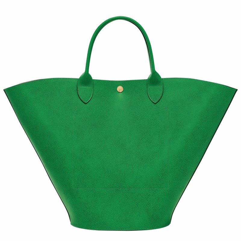 Sacs Fourre Tout Longchamp ÉPURE XL Femme Vert Soldes | 10260HYZ129