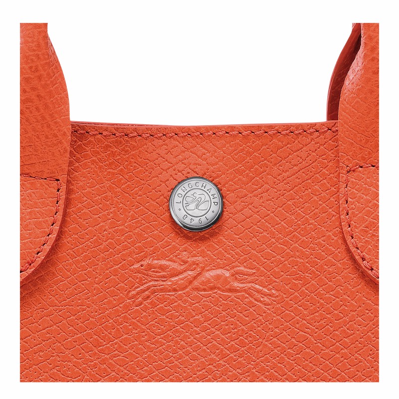 Sacs Fourre Tout Longchamp ÉPURE XS Femme Orange Soldes | 10269HFH317