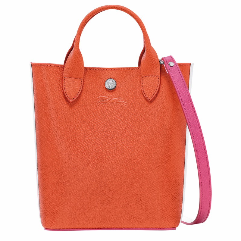 Sacs Fourre Tout Longchamp ÉPURE XS Femme Orange Soldes | 10269HFH317