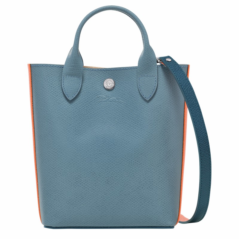 Sacs Fourre Tout Longchamp ÉPURE XS Femme Bleu Soldes | 10269HFH427