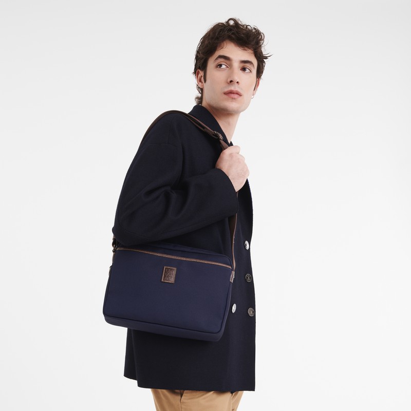 Sacs Seau Longchamp Boxford M Homme Bleu Soldes | 20053080127