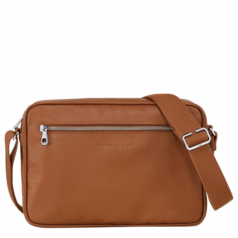 Sacs Seau Longchamp Le FOULONNÉ M Homme Caramel Soldes | 20044021F72