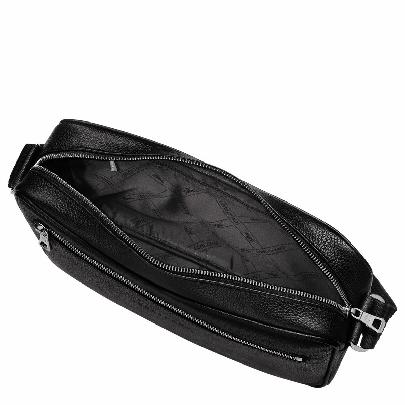 Sacs Seau Longchamp Le FOULONNÉ M Homme Noir Soldes | 20044021047