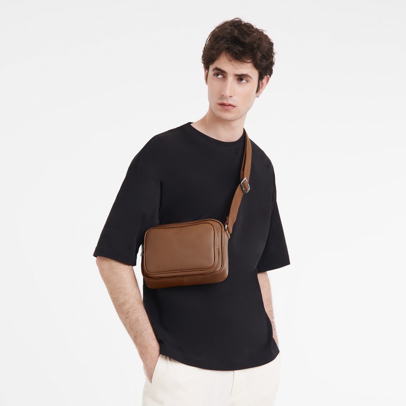 Sacs Seau Longchamp Le FOULONNÉ S Homme Caramel Soldes | 20043021F72