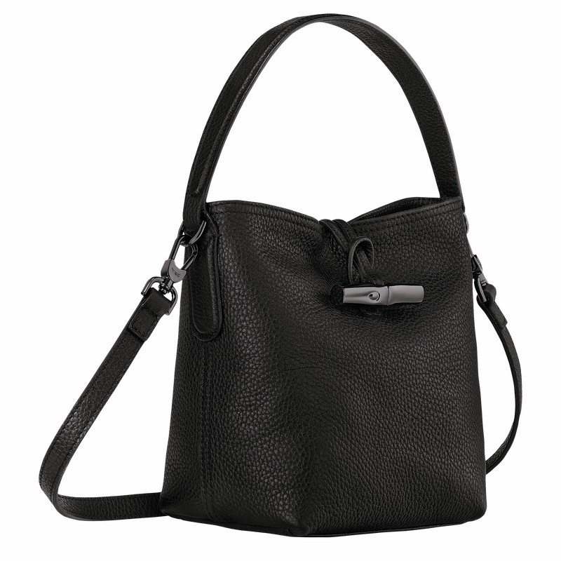 Sacs Seau Longchamp Le Roseau Essential XS Femme Noir Soldes | 10159968001