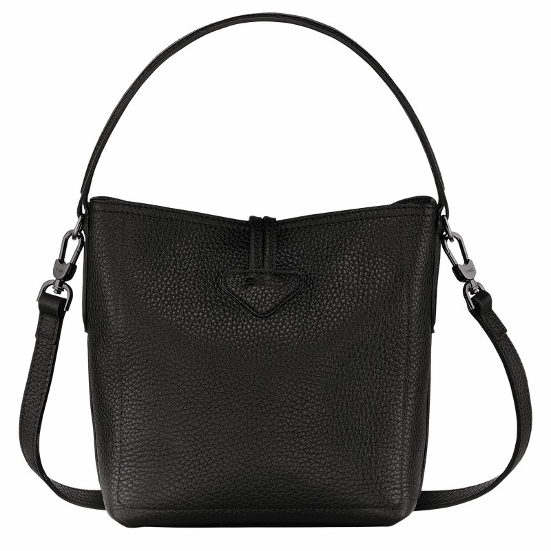 Sacs Seau Longchamp Le Roseau Essential XS Femme Noir Soldes | 10159968001