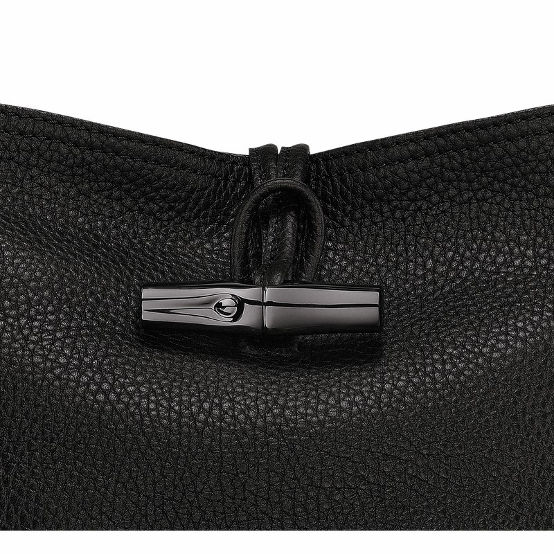 Sacs Seau Longchamp Le Roseau Essential XS Femme Noir Soldes | 10159968001