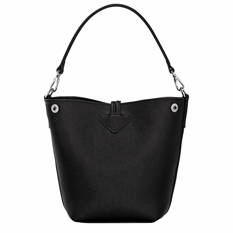 Sacs Seau Longchamp Le Roseau XS Femme Noir Soldes | 10279HFP001