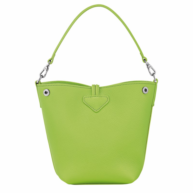 Sacs Seau Longchamp Le Roseau XS Femme Vert Soldes | 10279HFP355