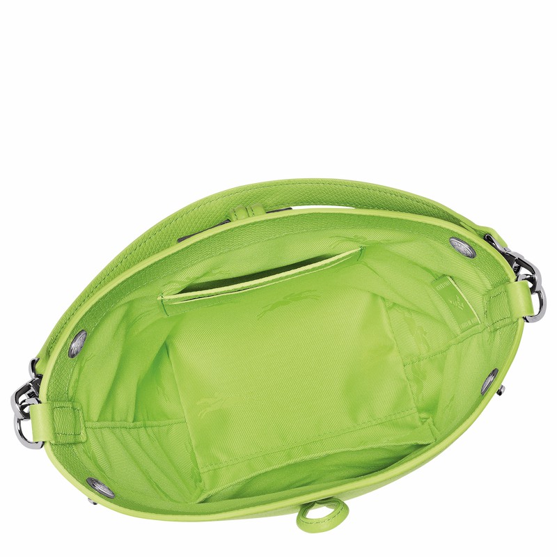 Sacs Seau Longchamp Le Roseau XS Femme Vert Soldes | 10279HFP355