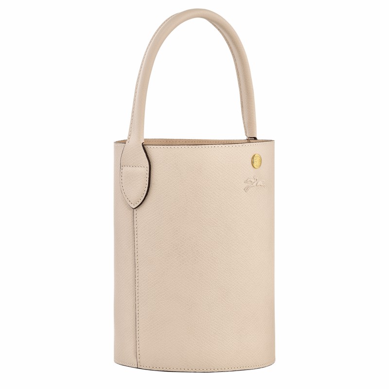 Sacs Seau Longchamp ÉPURE S Femme Blanche Soldes | 10161HYZ555