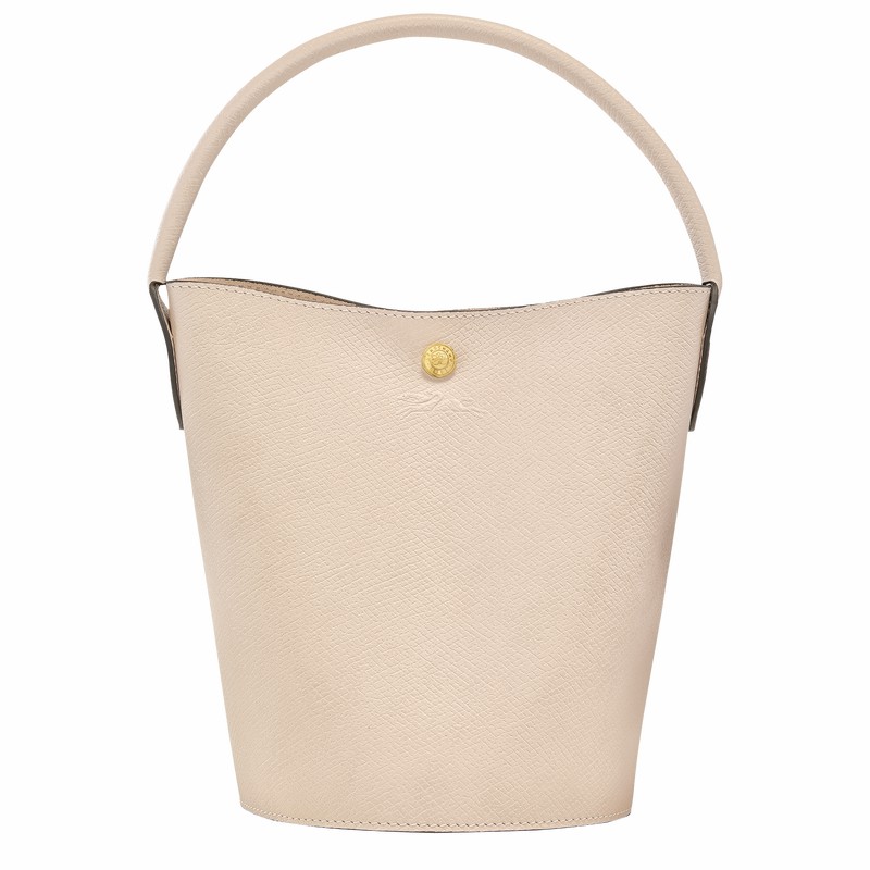 Sacs Seau Longchamp ÉPURE S Femme Blanche Soldes | 10161HYZ555