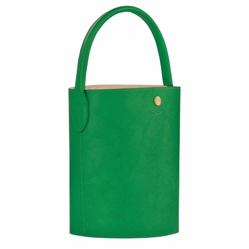 Sacs Seau Longchamp ÉPURE S Femme Vert Soldes | 10161HYZ129