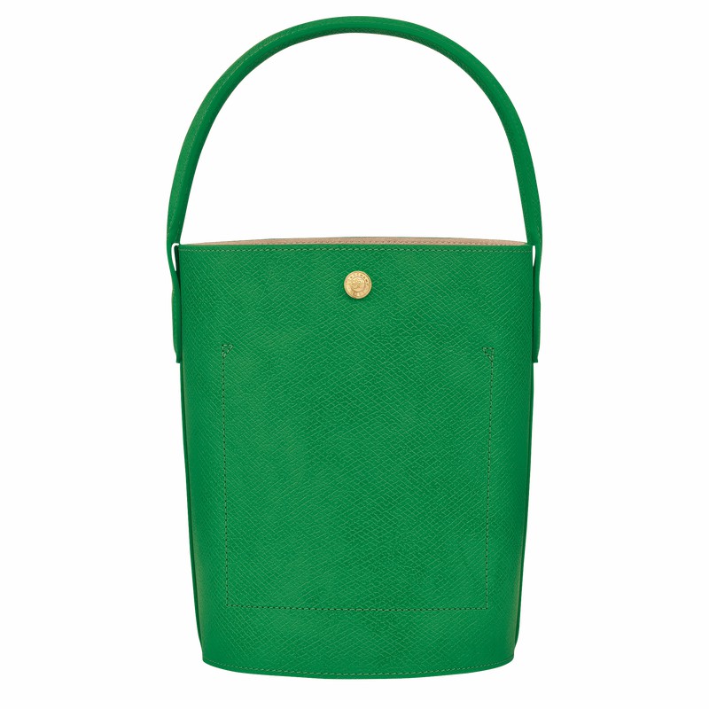 Sacs Seau Longchamp ÉPURE S Femme Vert Soldes | 10161HYZ129