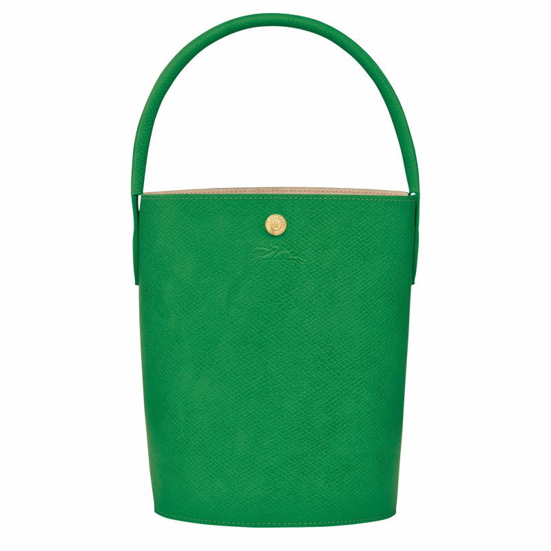 Sacs Seau Longchamp ÉPURE S Femme Vert Soldes | 10161HYZ129