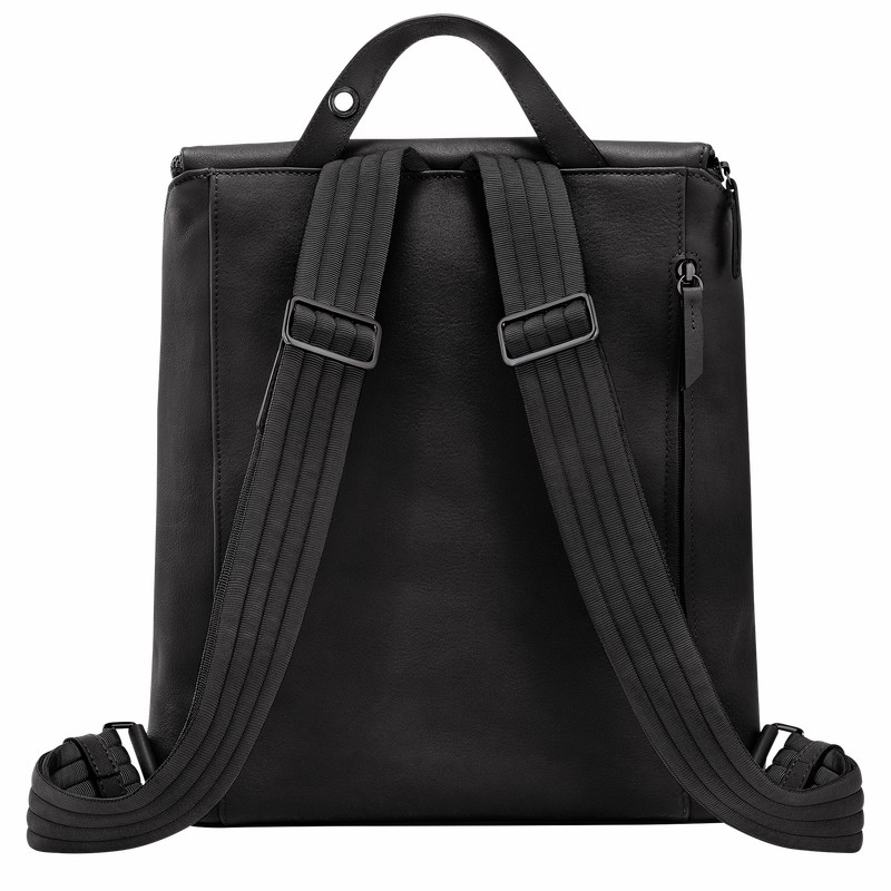 Sacs à Dos Longchamp 3D M Femme Noir Soldes | 10243HCV001