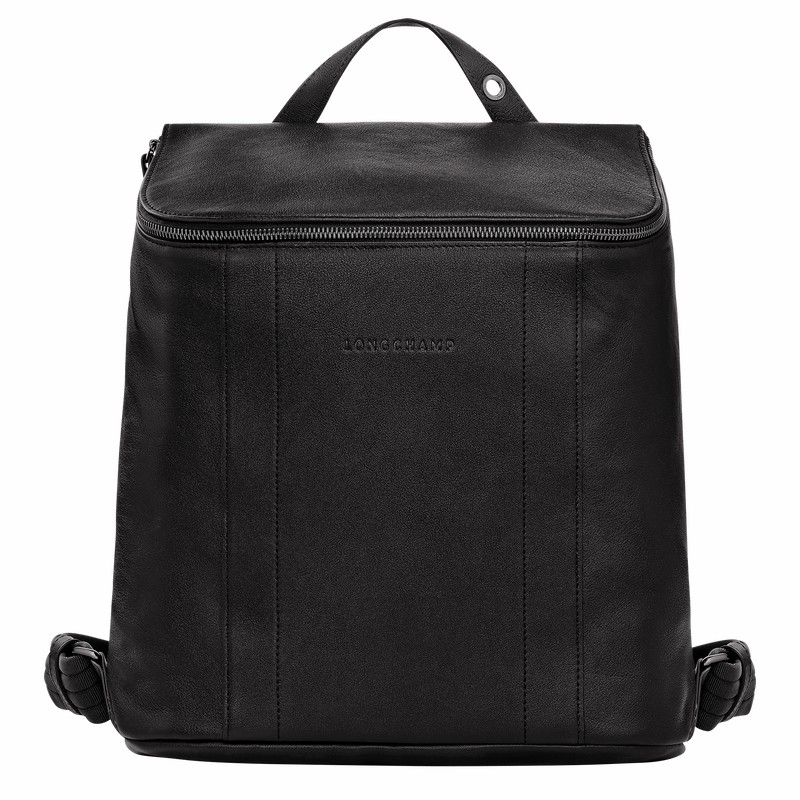 Sacs à Dos Longchamp 3D M Homme Noir Soldes | 10243HCV001-