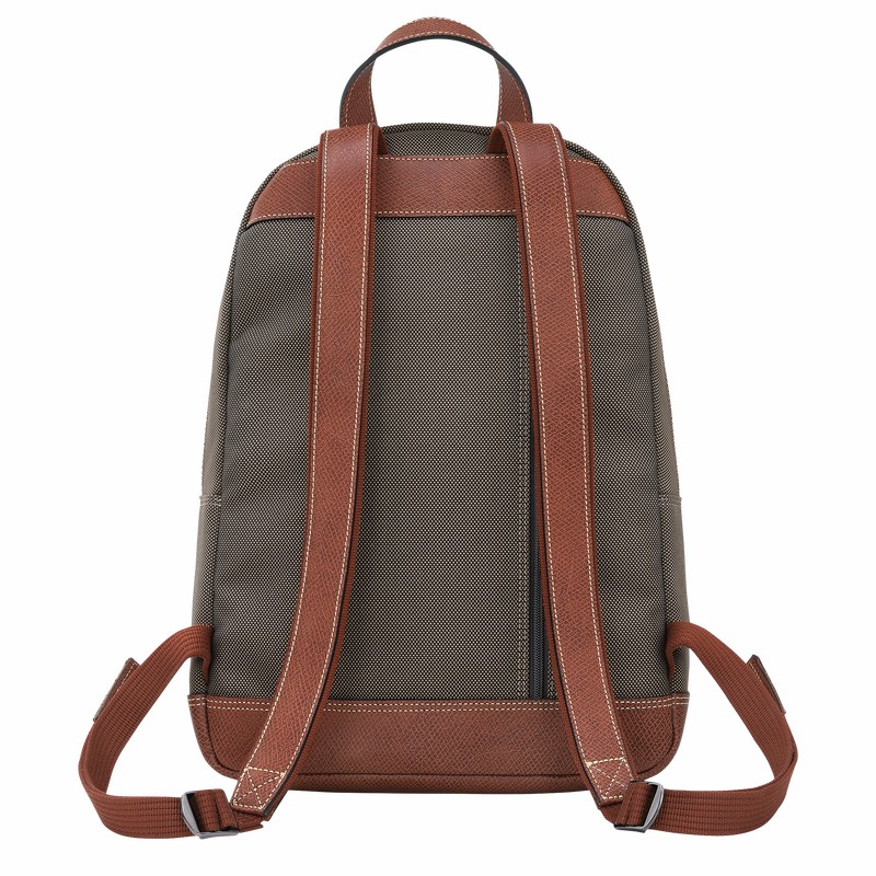 Sacs à Dos Longchamp Boxford Homme Marron Soldes | L1475080042