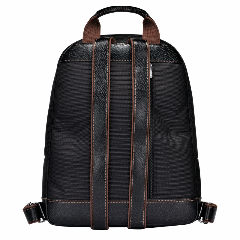 Sacs à Dos Longchamp Boxford Homme Noir Soldes | L1475080001