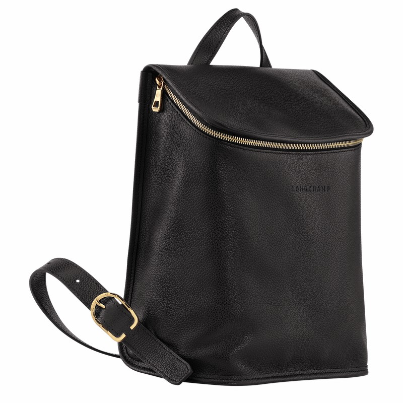 Sacs à Dos Longchamp Le FOULONNÉ Femme Noir Soldes | 10195021001