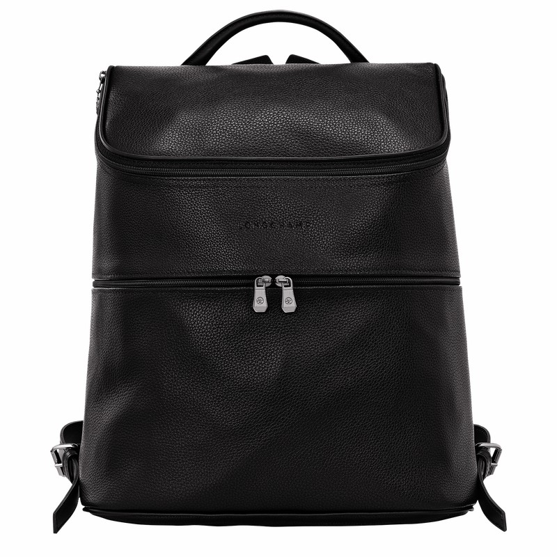 Sacs à Dos Longchamp Le FOULONNÉ Femme Noir Soldes | L1617021047