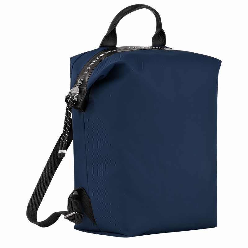 Sacs à Dos Longchamp Le Pliage Energy L Femme Bleu Marine Soldes | 10166HSR006