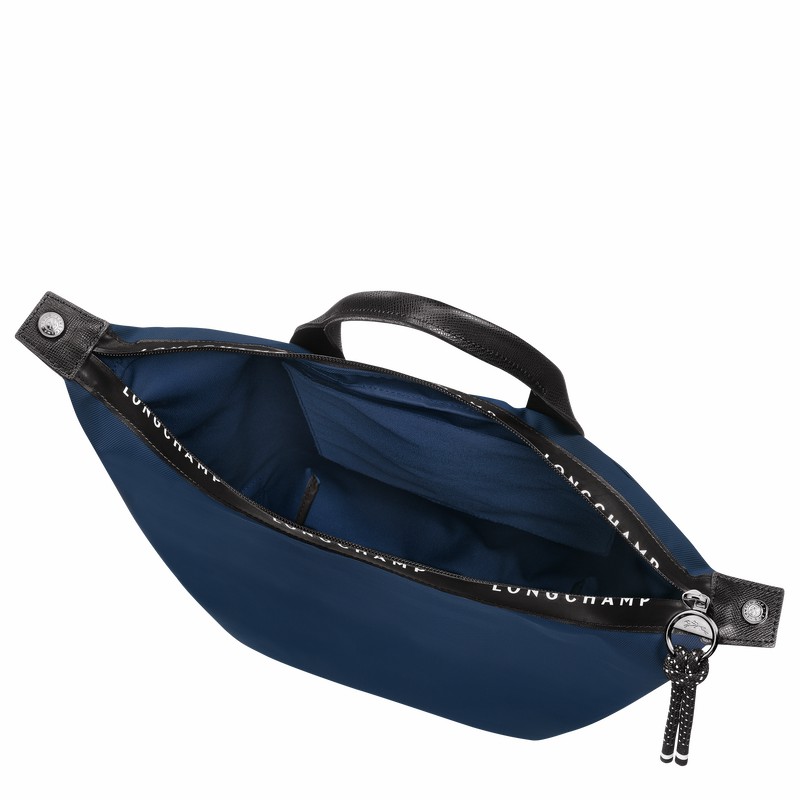 Sacs à Dos Longchamp Le Pliage Energy L Femme Bleu Marine Soldes | 10166HSR006