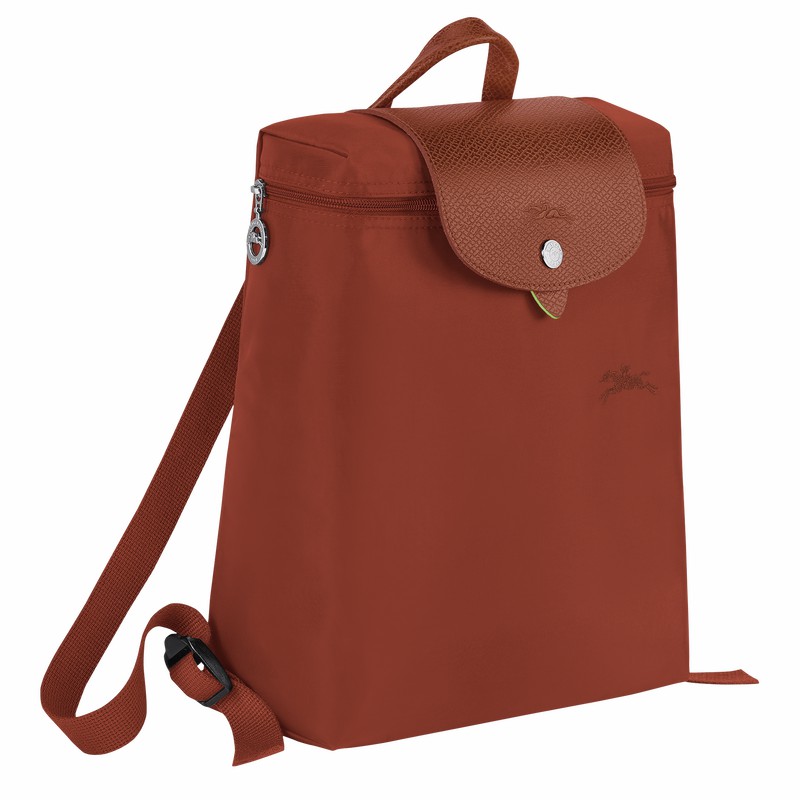 Sacs à Dos Longchamp Le Pliage Green M Femme Marron Soldes | L1699919404