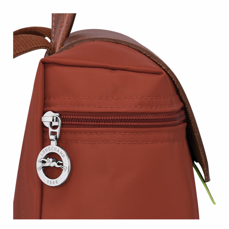 Sacs à Dos Longchamp Le Pliage Green M Femme Marron Soldes | L1699919404