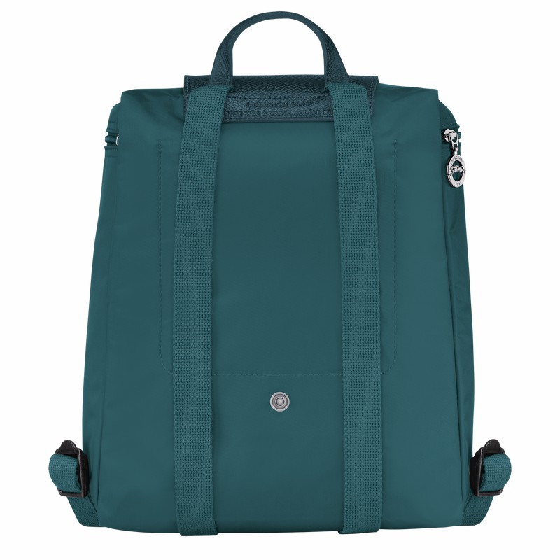 Sacs à Dos Longchamp Le Pliage Green M Femme Paon Soldes | L1699919P89