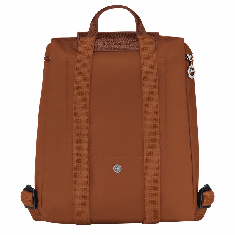 Sacs à Dos Longchamp Le Pliage Green M Homme Marron Soldes | L1699919504-