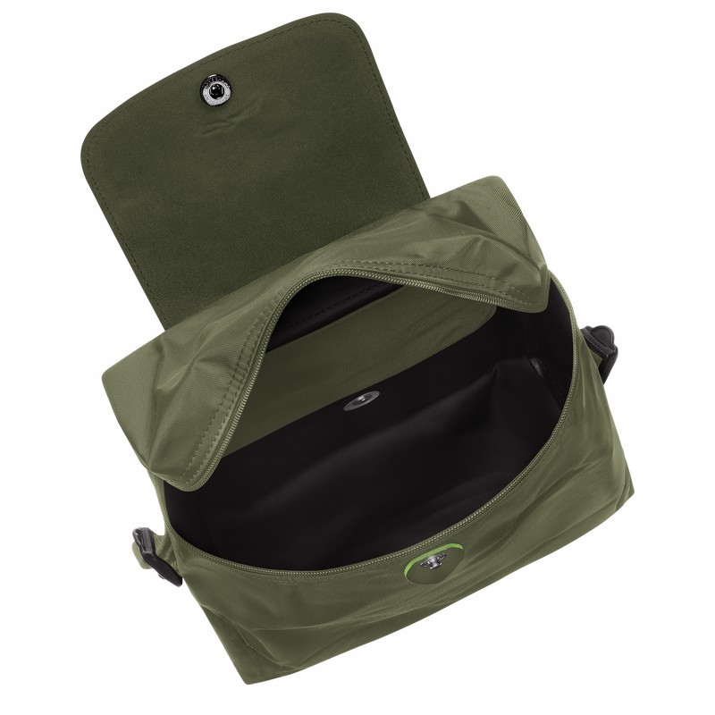 Sacs à Dos Longchamp Le Pliage Green M Homme Vert Soldes | L1699919479-