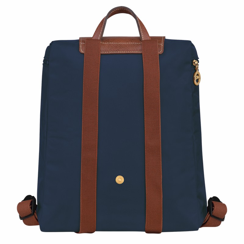 Sacs à Dos Longchamp Le Pliage Original M Femme Bleu Marine Soldes | L1699089P68