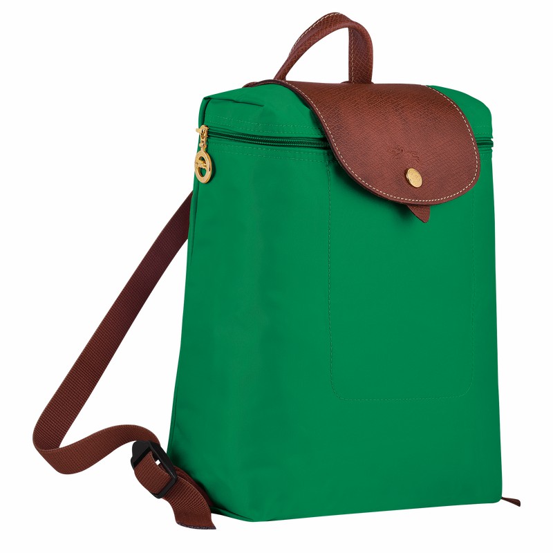 Sacs à Dos Longchamp Le Pliage Original M Femme Vert Soldes | L1699089P88