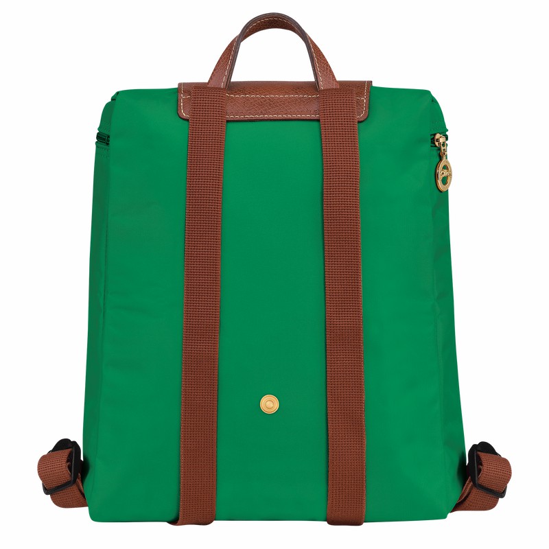 Sacs à Dos Longchamp Le Pliage Original M Femme Vert Soldes | L1699089P88