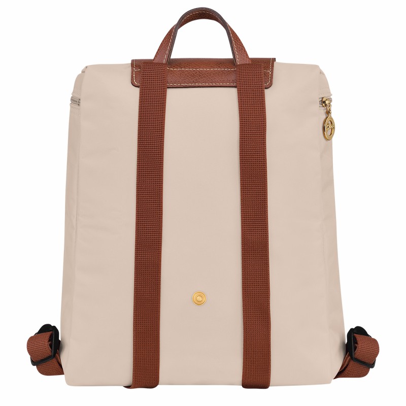 Sacs à Dos Longchamp Le Pliage Original M Femme Blanche Soldes | L1699089P71