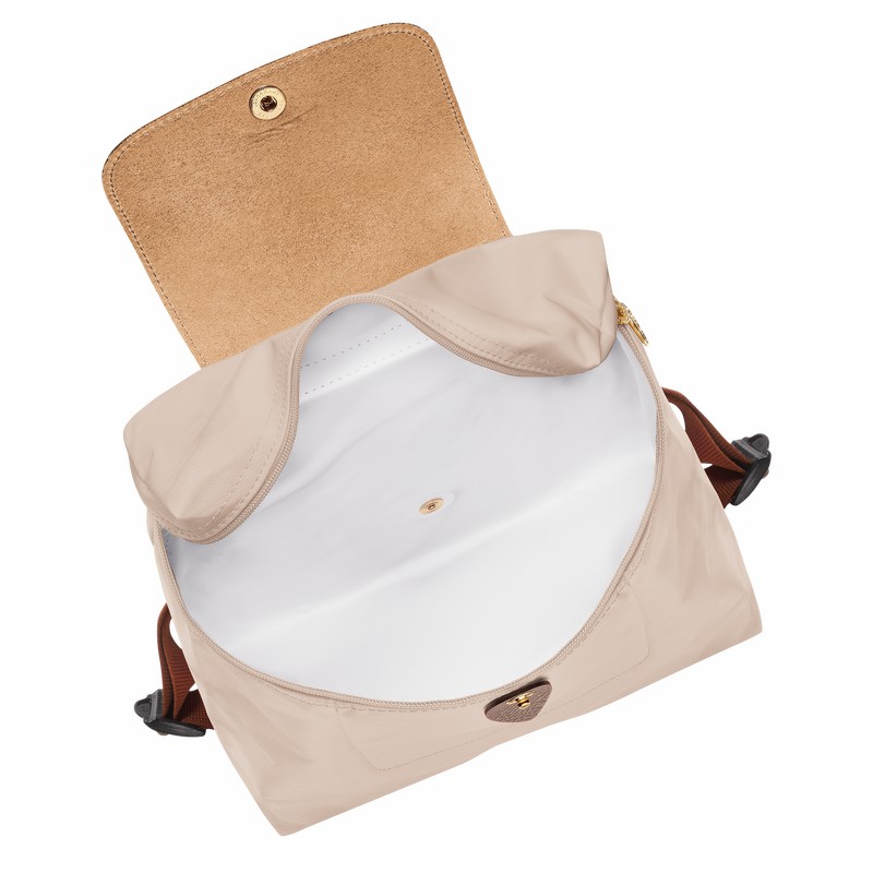 Sacs à Dos Longchamp Le Pliage Original M Femme Blanche Soldes | L1699089P71