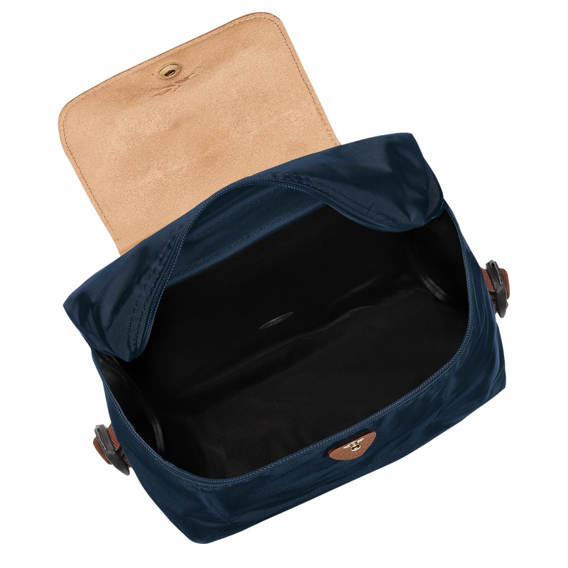 Sacs à Dos Longchamp Le Pliage Original M Homme Bleu Marine Soldes | L1699089P68-