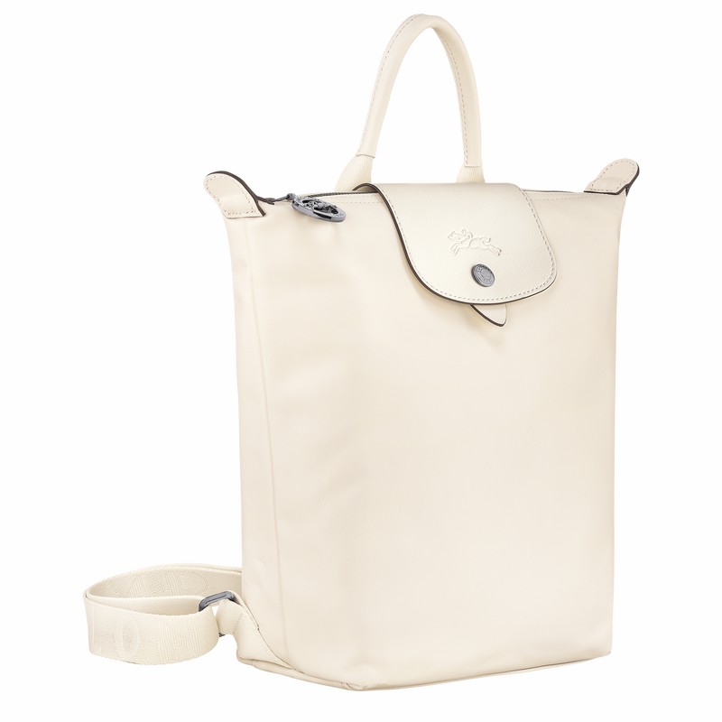 Sacs à Dos Longchamp Le Pliage Xtra S Femme Blanche Soldes | 10209987037