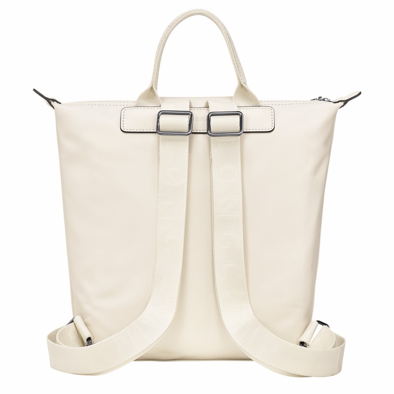 Sacs à Dos Longchamp Le Pliage Xtra S Femme Blanche Soldes | 10209987037