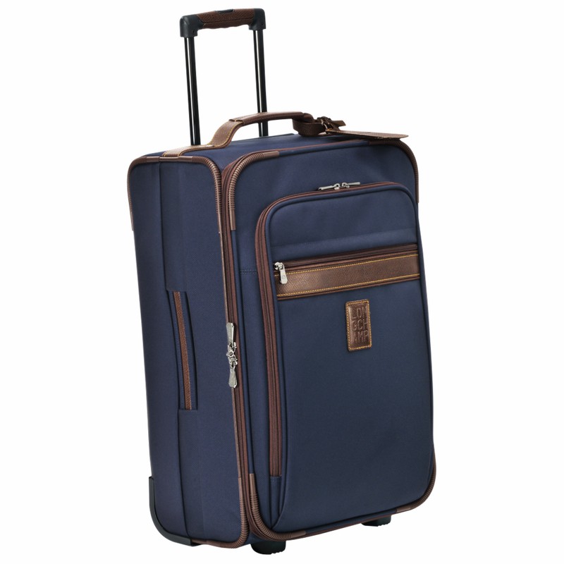 Valises Longchamp Boxford M Homme Bleu Soldes | L1429080127-