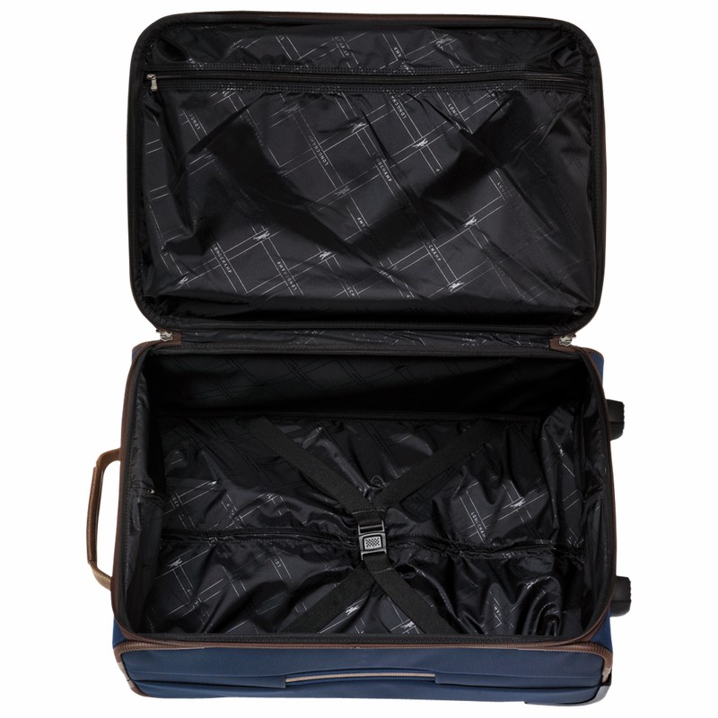 Valises Longchamp Boxford M Homme Bleu Soldes | L1429080127-