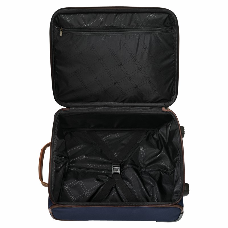 Valises Longchamp Boxford S Homme Bleu Soldes | L1422080127-