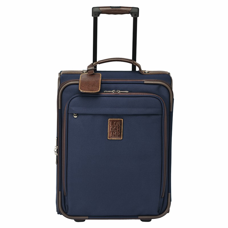 Valises Longchamp Boxford S Homme Bleu Soldes | L1422080127-