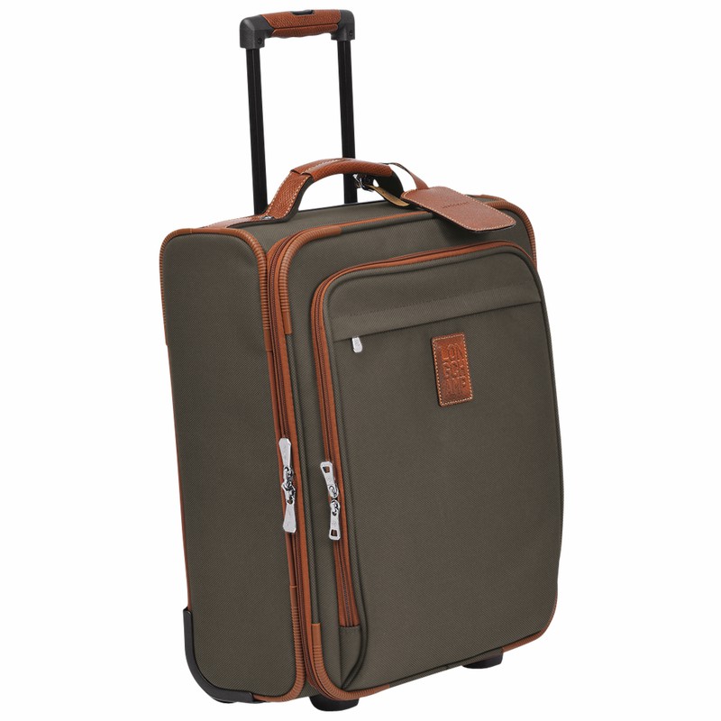 Valises Longchamp Boxford S Homme Marron Soldes | L1422080042-