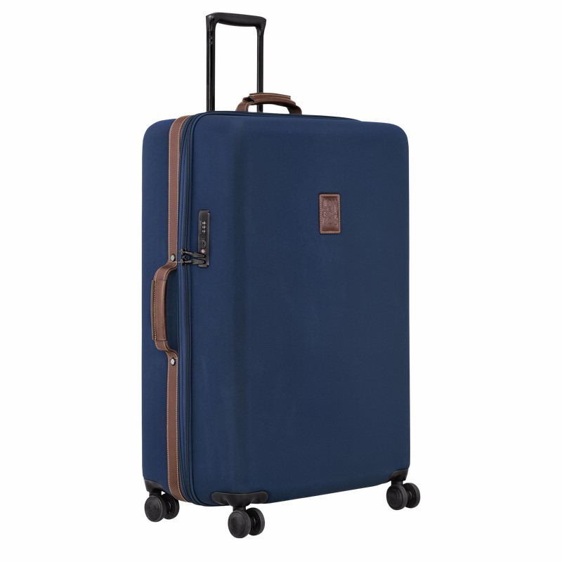 Valises Longchamp Boxford XL Homme Bleu Soldes | 24028080127-